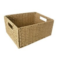 Корзина для хранения 31x23x15 см бумага бежевый 