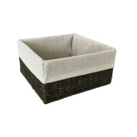 Корзина для хранения 10x20x20 см бумага графитовый 
