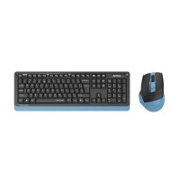 Клавиатура и мышь Wireless A4Tech клав: черная/синяя мышь: черная/синяя USB Multimedia (1931380) Fstyler FGS1035Q