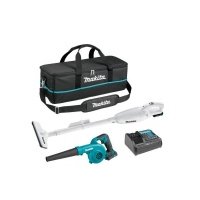 Набор: вертикальный пылесос + воздуходув Makita , 12 В CLX245SAX1