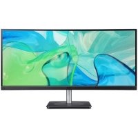 Монитор 34" Acer UM.CB3EE.001 black, IPS, 3440x1440, 4ms, 60Hz, 21:9, Curved 3800R, 300cd, 2*HDMI, DP, Type-C, 3*USB3.2, USB-B, SPK CB343CURbemiiphuzx