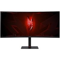 Монитор 34" Acer UM.CX5EE.301 black, 3440x1440, 1/0,5ms, 300cd, 180Hz, 21:9, Curved 1000R, HDMI, DP, Type-C, 2*USB 2.0, USB-B, SPK XV345CURV3bmiphuzx
