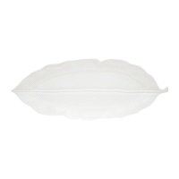 Блюдо сервировочное Easy life листок белое Мадагаскар 39 x 16 см 