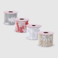 Лента новогодняя Due Esse Christmas 270х6,5 см в ассортименте 