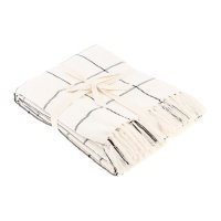 Плед Homelines textiles drill check 180x200cm cream 
