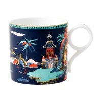 Кружка Wedgwood Вандерласт пагода 300 мл синяя 