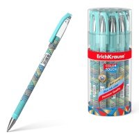 Ручка шариковая Erich Krause ColorTouch Emerald Wave синяя 