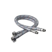 Гибкая подводка для смесителя латунная Elka, 150 см, 2 шт 