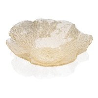 Блюдо сервировочное IVV Folies 33 см желтое золото 