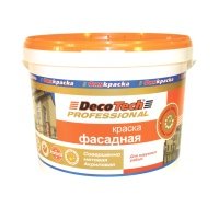 Краска фасадная Decotech база LAP 10 л 