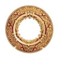 Набор тарелок Falkenporzellan Natalia Bordeaux Gold 6 шт 