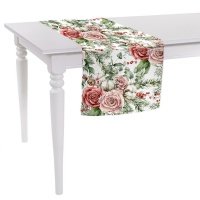 Дорожка 40 х 140 см Mike & Co New York XMAS Frozen Roses 