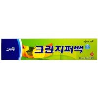 Плотные полиэтиленовые пакеты на молнии 30 х 35 см 15 шт Clean Wrap 