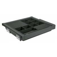 Корзина с органайзером ELITE WG-PRZEG60-60-A, в модуль 600 мм, антрацит