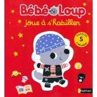 Bébé Loup joue à s'habiller. Puzzles 