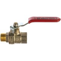 Кран шаровой Valtec BASE ВР-НР, 1/2", стальная рукоятка, VT.215.N.04 VT.215.N.04