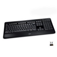 Клавиатура беспроводная Logitech Wireless Illuminated Keyboard K800 Black USB