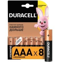 Батарейки Duracell LR03-8BL Basic