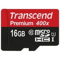 Карта памяти micro SDHC Transcend TS16GUSDCU1
