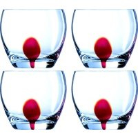 Набор стаканов Luminarc Drip red E5171