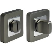 Фиксатор дверной защелки Morelli MH-WC-S55 GR/PC