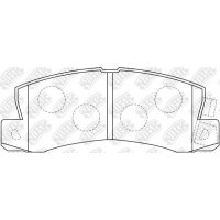 Тормозные колодки NiBK PN1321