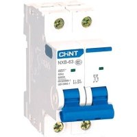 Выключатель автоматический Chint NXB-63 2P 16A 6кА C
