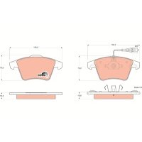 Тормозные колодки TRW GDB1555