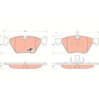 Тормозные колодки TRW GDB1559