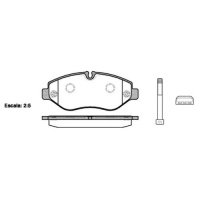 Тормозные колодки Remsa 124510