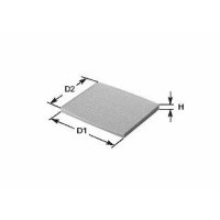 Комплект салонных фильтров Clean Filters NC2207