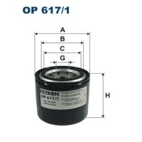 Масляный фильтр Filtron OP617/1