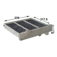 Салонный фильтр JS Asakashi AC3504C