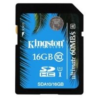Карта памяти SDHC Kingston SDA10/16GB
