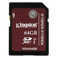 Карта памяти SDXC Kingston SDA3/64GB
