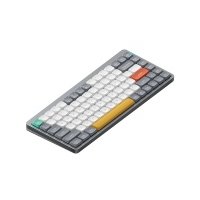 Клавиатура беспроводная механическая Nuphy AIR75 V2, low profile gateron 2.0, Red Switch, Bluetooth, RGB подсветка, 4000мАч, Серый AIR75v2-LG-1