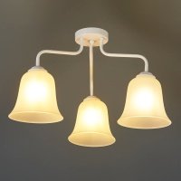 Люстра потолочная Bells 3 лампы E27 60 Вт цвет белый 