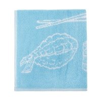 Полотенце кухонное махровое 50 x 50 см Lasa Home Buffet голубой 