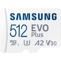 Карта памяти Samsung 512 Гб EVO Plus CL10 с адаптером