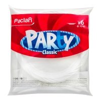Тарелка пластиковая 23 см Party Classic 6 шт 