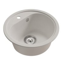Мойка кухонная Mixline ML-GM10 44х44 см, белая 551814