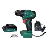 Дрель-шуруповерт аккумуляторная Favourite OBS 21 DCNB 150121821, 21В, 1*2Ач бесщеточная совместимость с Makita LXT OBS 21 DCNB