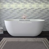 Ванна из искусственного камня Knief Lotus 170х75 с ручками 0600-610-01