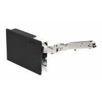 Подъёмник HORIZON push to open, средний коэффициент подъемной силы 1100-2250, высота фасада 300-650 мм, черный