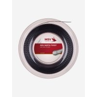 Струна для большого тенниса MSV Hepta Twist, Черный