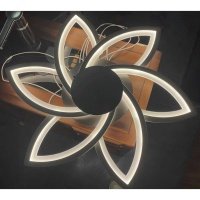 Люстра потолочная светодиодная Evo 20 м² регулируемый белый свет цвет белый 