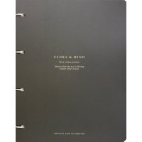 Тетрадь Flora, 120 листов, клетка, А4, черный 