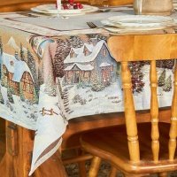 Скатерть 160 х 310 см Le Gobelin Новогодний вечер 
