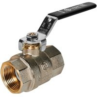 Кран шаровой прямой Stout SVB-0001 DN25 PN40 1/2"x25 ВР ручка рычаг латунь 