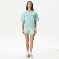 Женские короткие однотонные шорты Lacoste FF0401